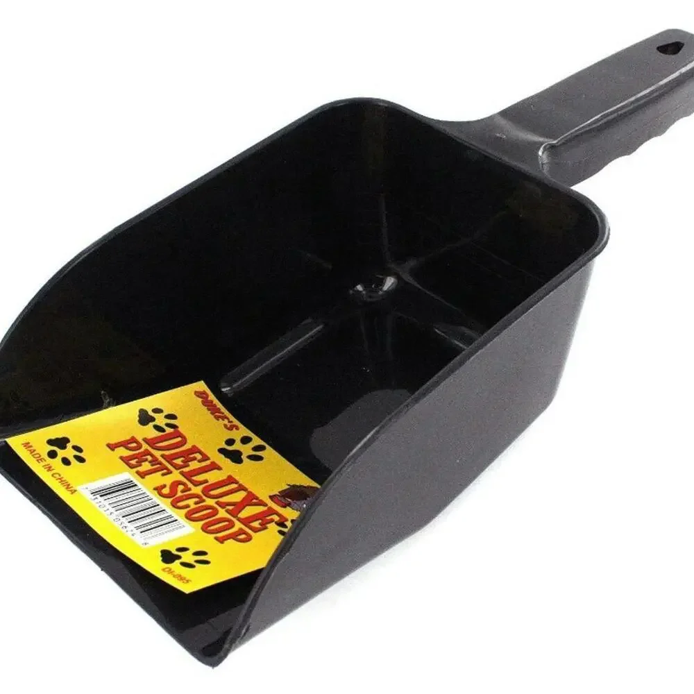 Deluxe Blue Pet food Scoop Measurement on scoop 1/2 cup to 2 cups